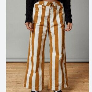 NWOT Urban Outfitters BDG Joey Striped Straight Leg Pant Size 24